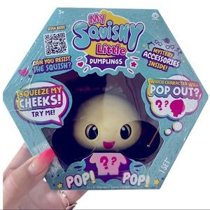 My Squishy Little Dumpling Squeeze Cheeks Pop Out Character NEW